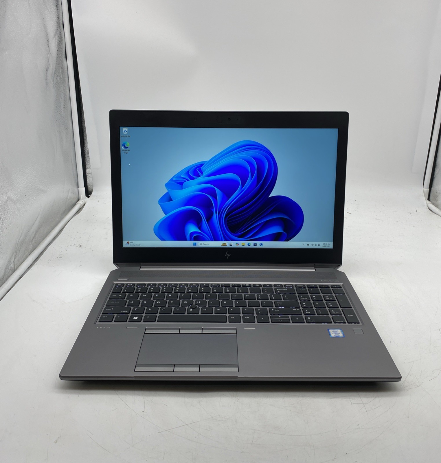 HP ZBook 15 G5 Laptop i7-8850H 2.6GHz 16GB RAM 512GB SSD W11P FHD Nvidia P2000