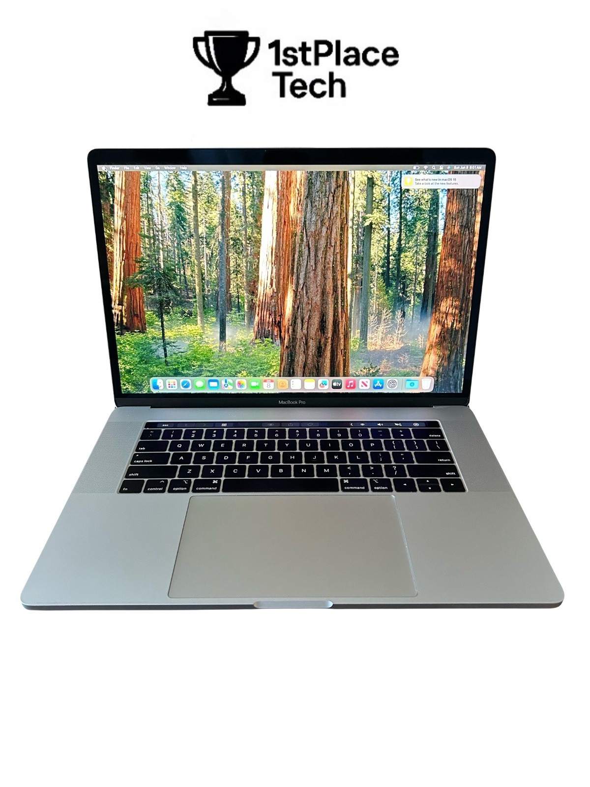 2018 Apple MacBook Pro 15″ Touchbar (512GB SSD, Intel i7 2.60GHz, 16GB RAM)