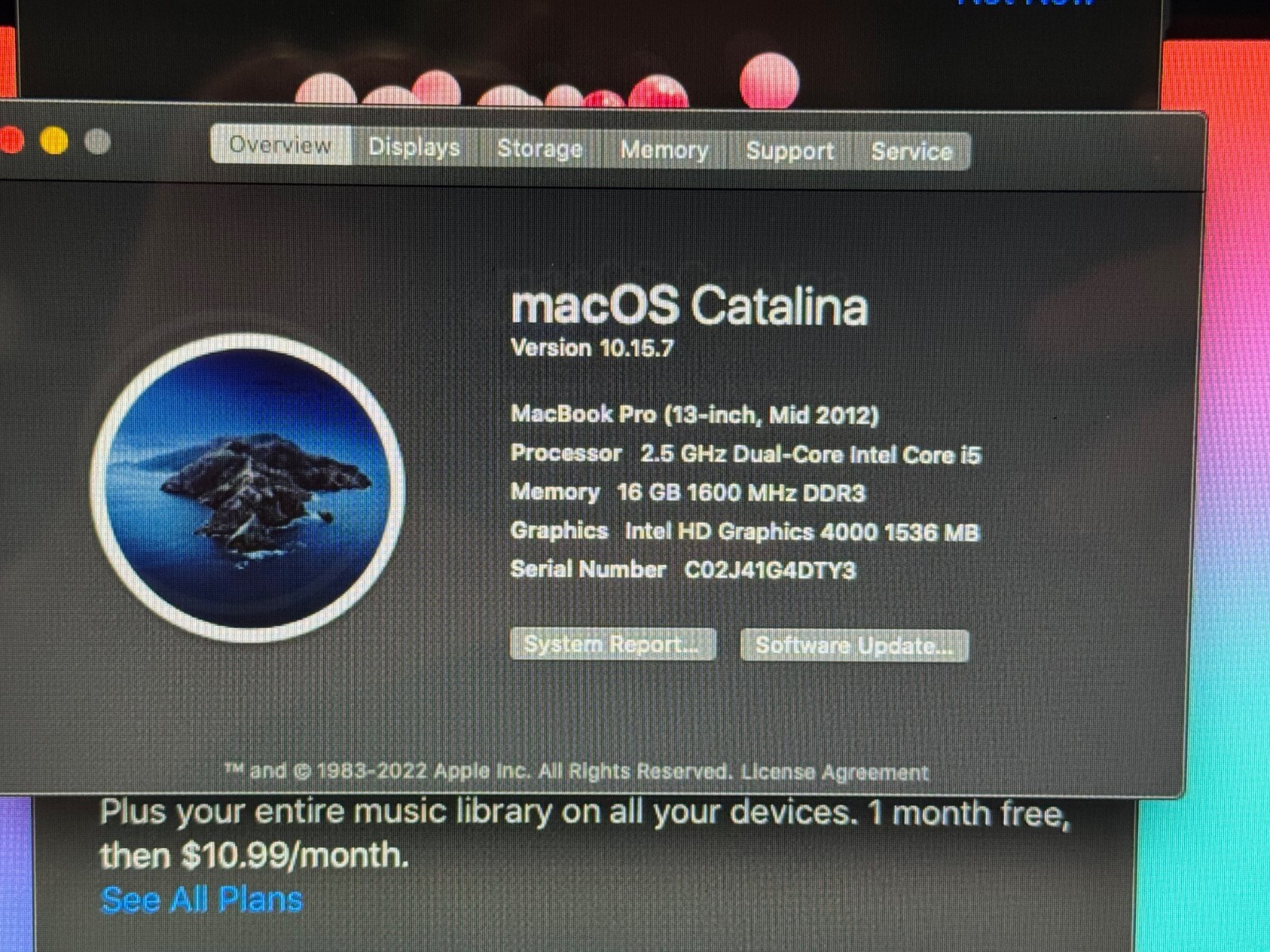 Apple MacBook Pro 13” Pre-Retina | 2.5GHz| 16GB RAM | 512GB SSD | DVD | B+!