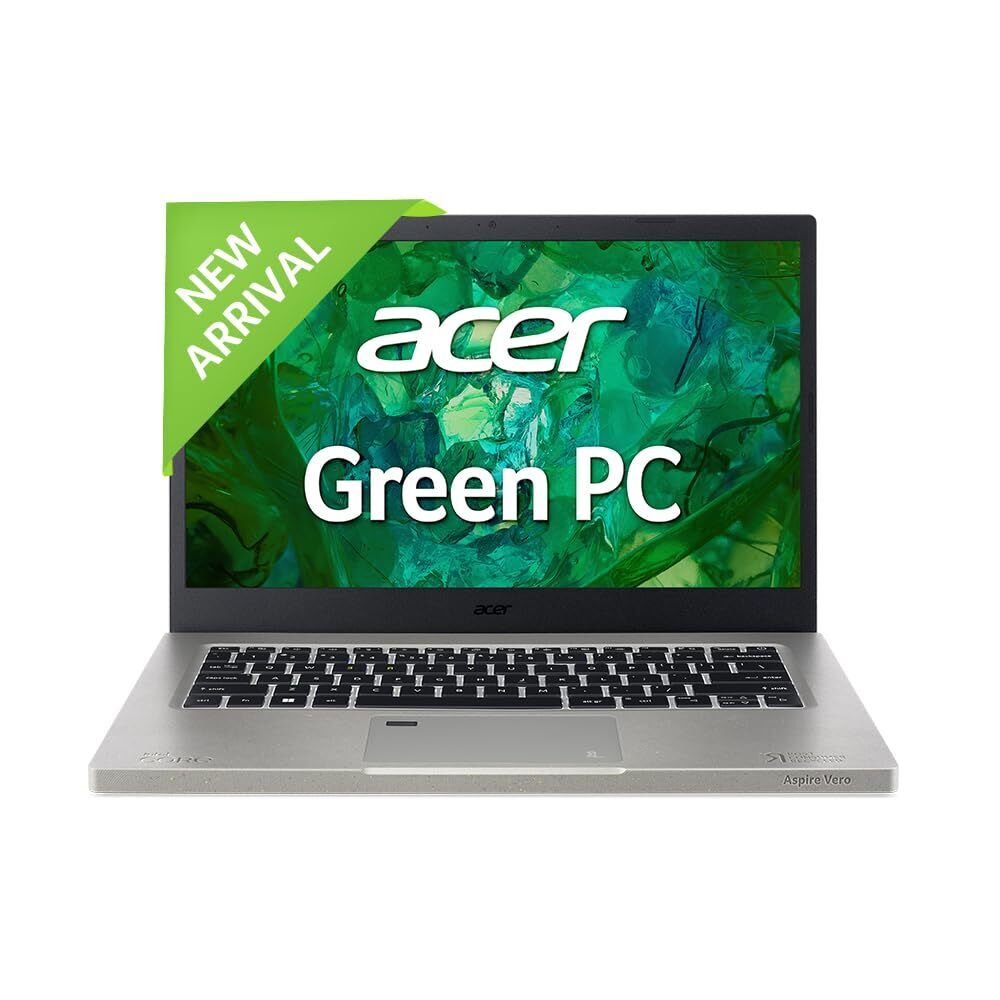 Acer Aspire Vero 15.6in Laptop 8GB 512GB Intel i5 1.3GHz Certified Refurbished