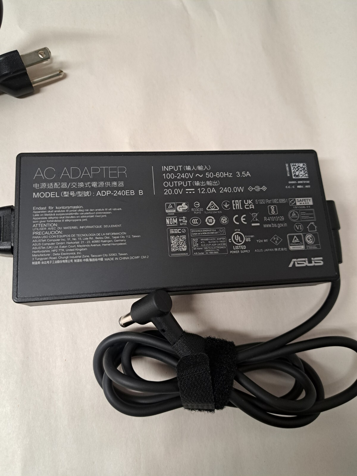 OEM 20V 12A ADP-240EB B For ASUS TUF Gaming A16(2024) FX607JU ø6.0 240W Adapter