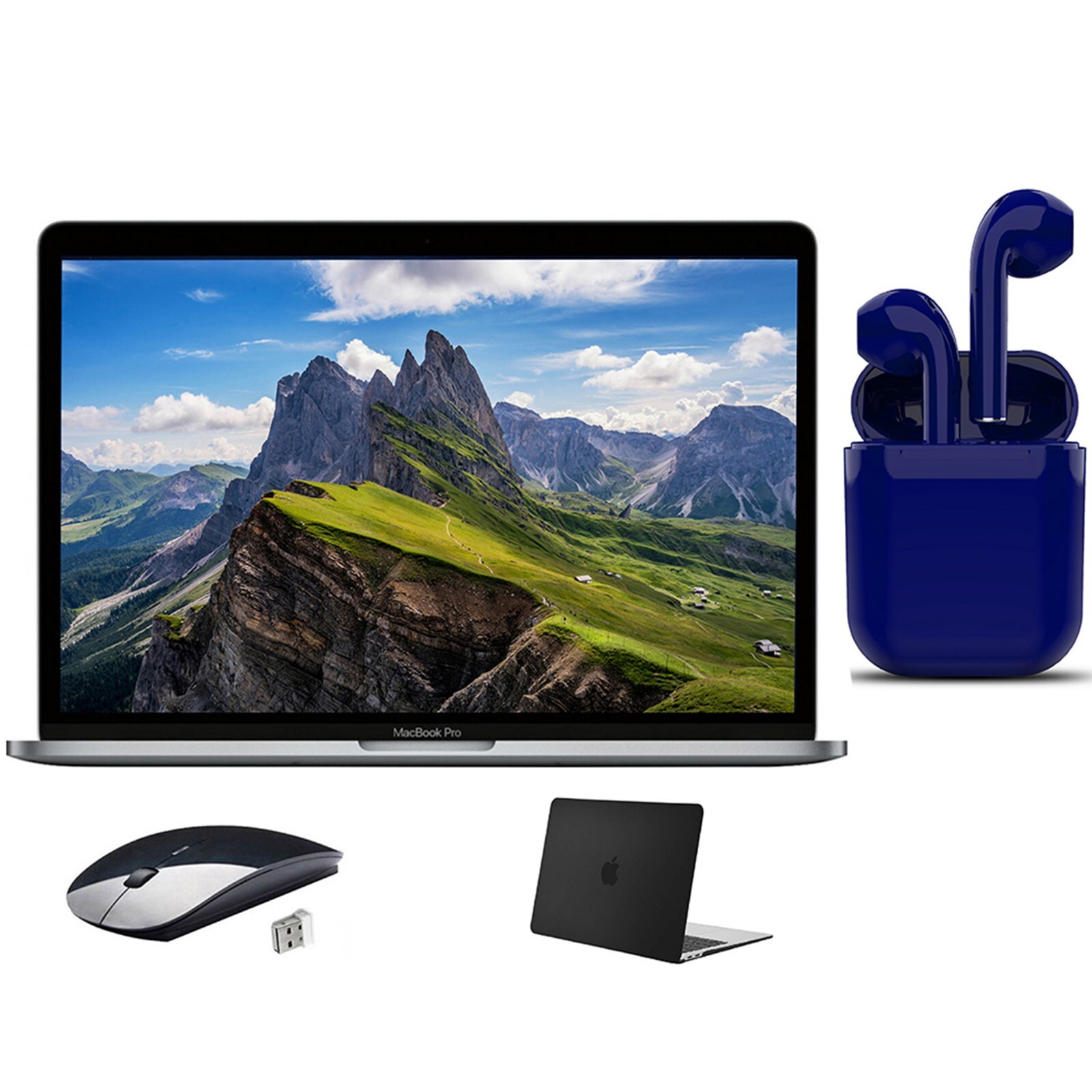 Apple MacBook Pro 15.4-inch i7 256GB SSD, 16GB RAM, 2.2GHz, Silver, Plus Bundle