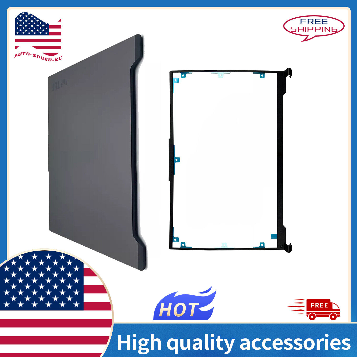 Lcd Back Cover Lid & Front Beze For Asus TUF Gaming A16 Advantage FA617 FA617NS