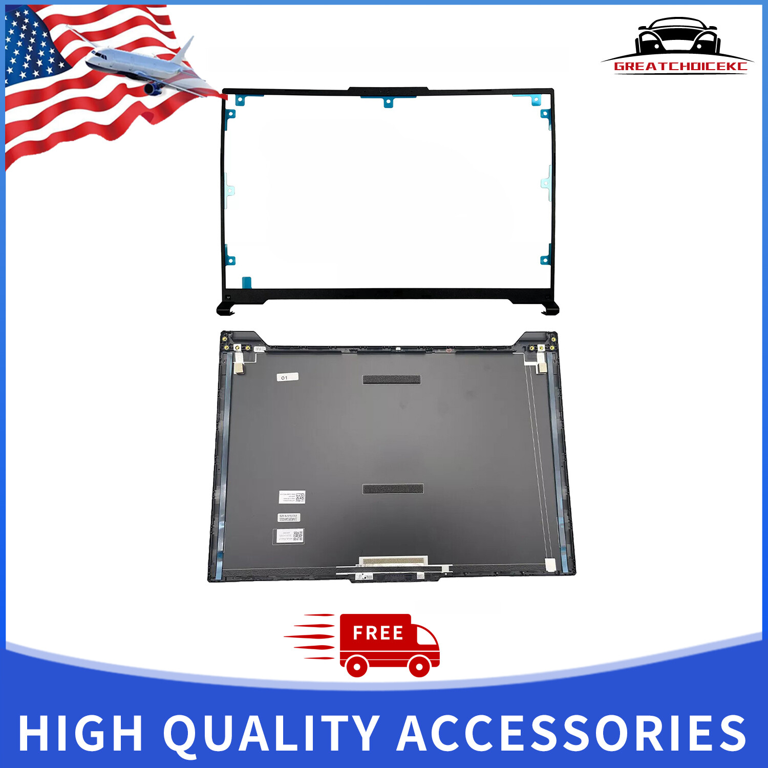 New ASUS TUF Gaming A16 FA617 617NS FX617 FX607 LCD Back Cover Top Lid Bezel US