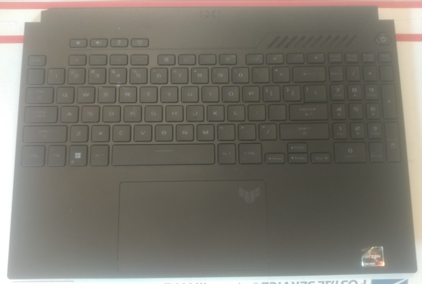 ASUS TUF Gaming A16 FA617 Palmrest BL Keyboard Black 6070B2135725 OEM READ