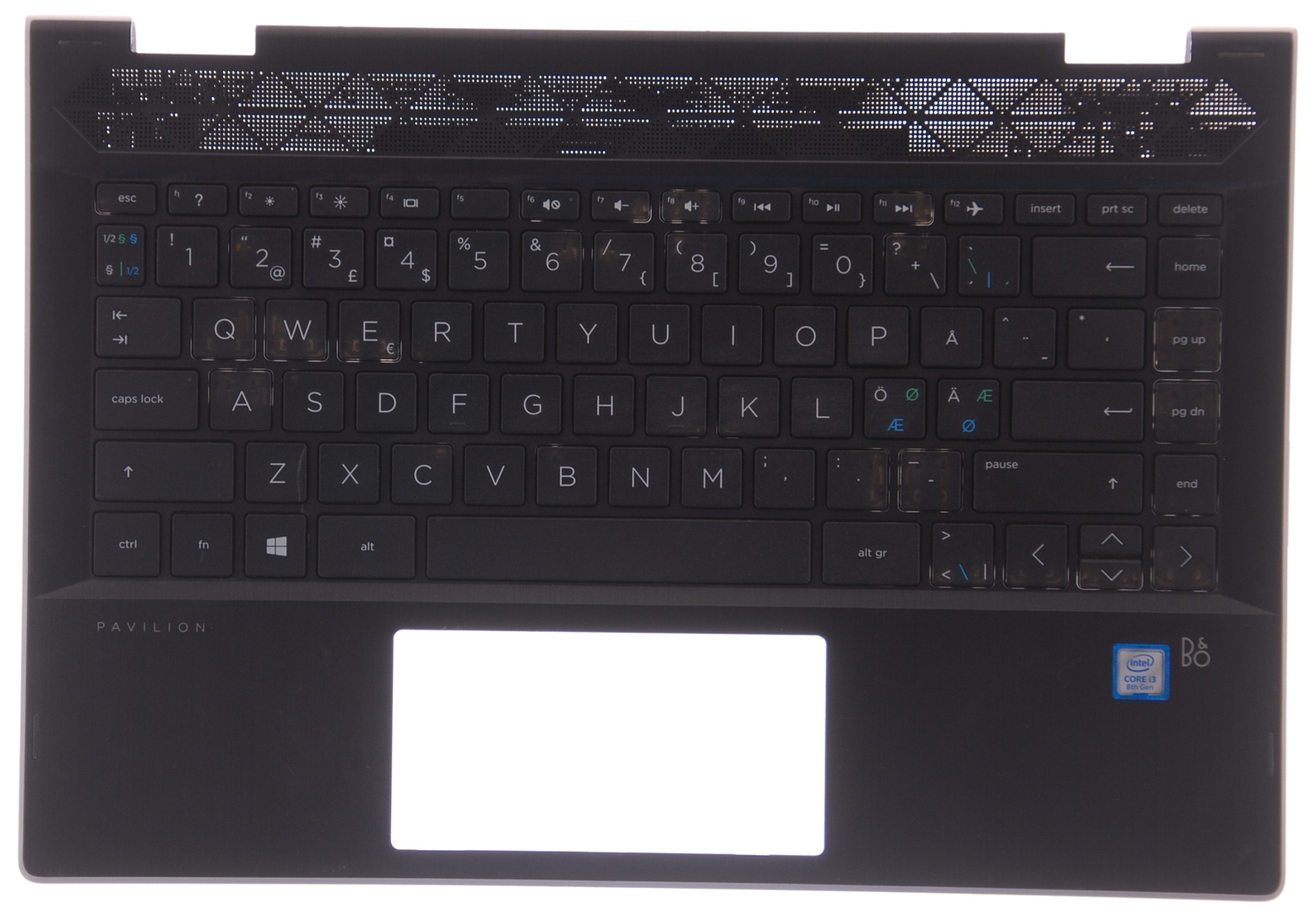 Palmrest with keyboard HP Pavilion 14-CD SE NO DK B
