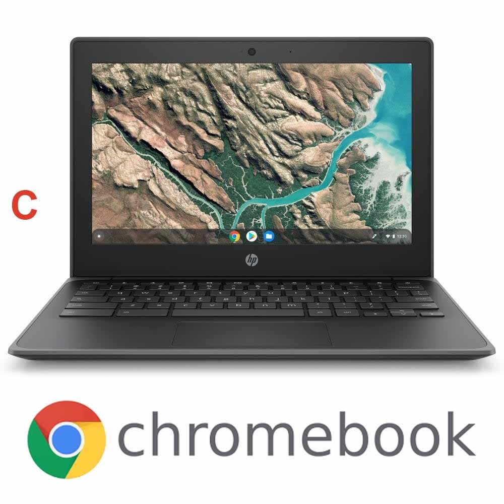 HP 11 G4 11.6″ Chromebook  Intel 2.16 GHz 4GB RAM 16GB SSD HDMI USB Bumper  – C