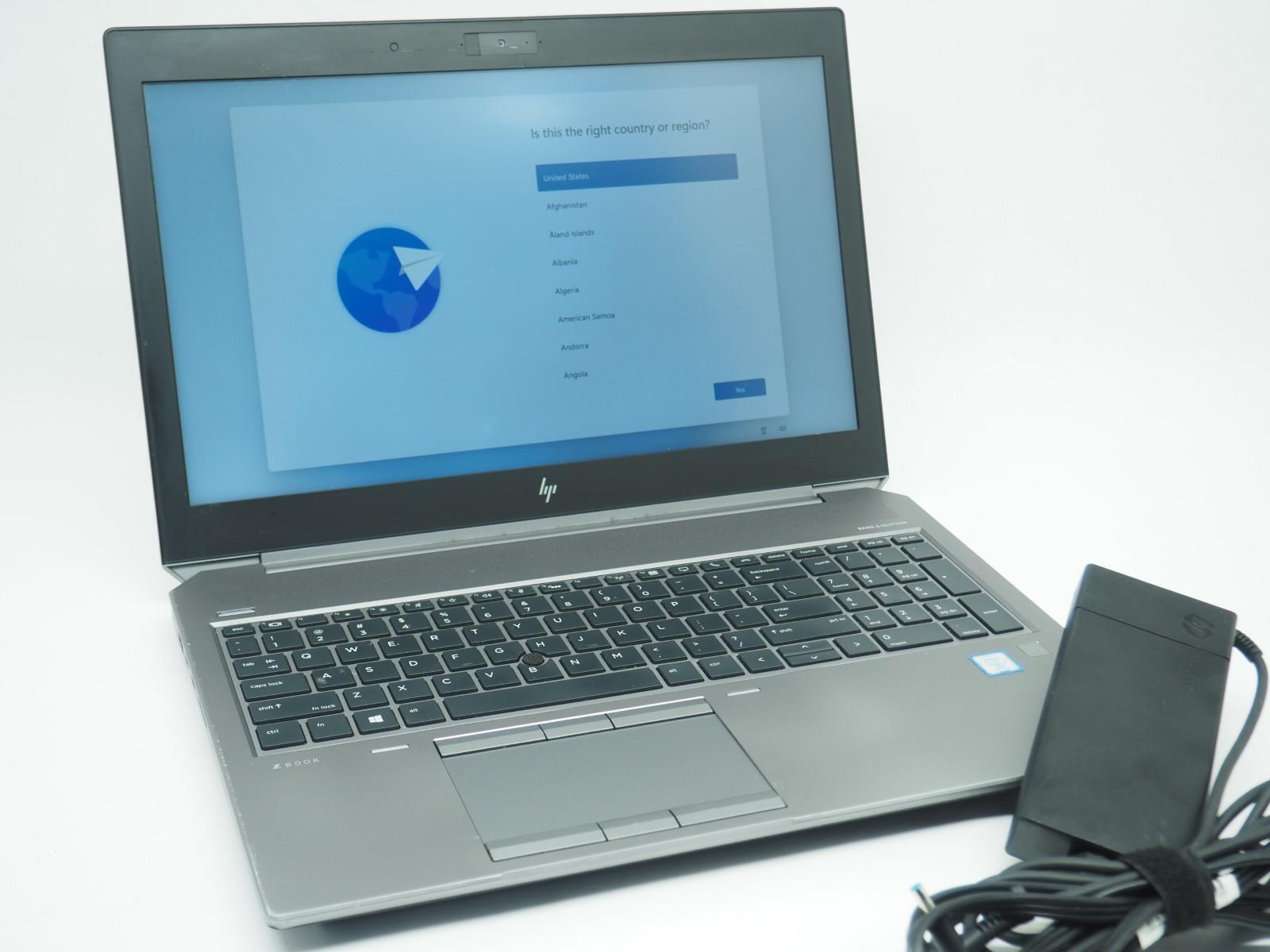 HP ZBOOK 15 G5 15.5″ Intel Core i7-8850H 2.60GHz 64GB RAM 512GB NVMe