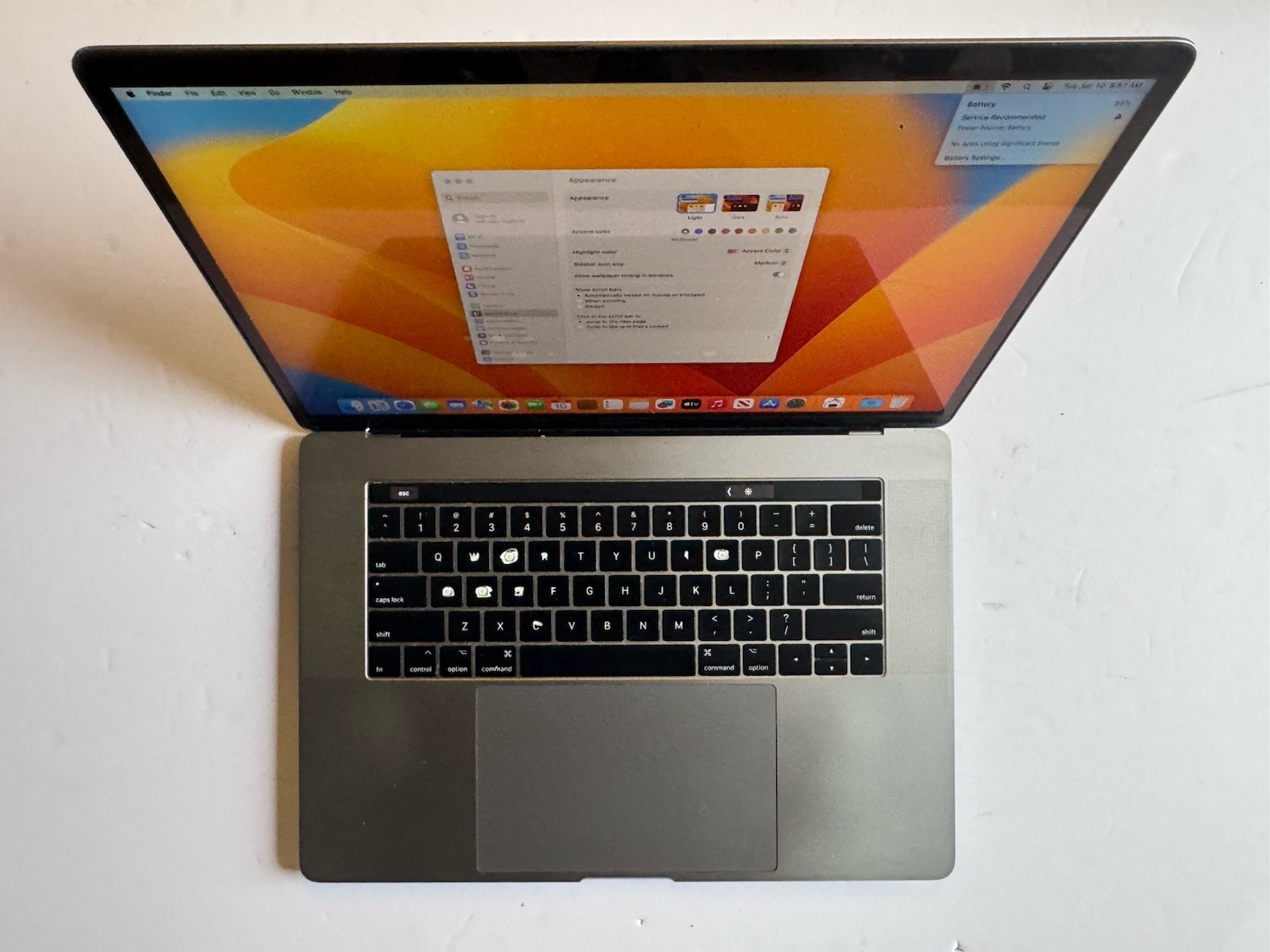 2017 Apple MacBook Pro 15 Core i7 16GB 512GB space gray   – Used Good “READ”