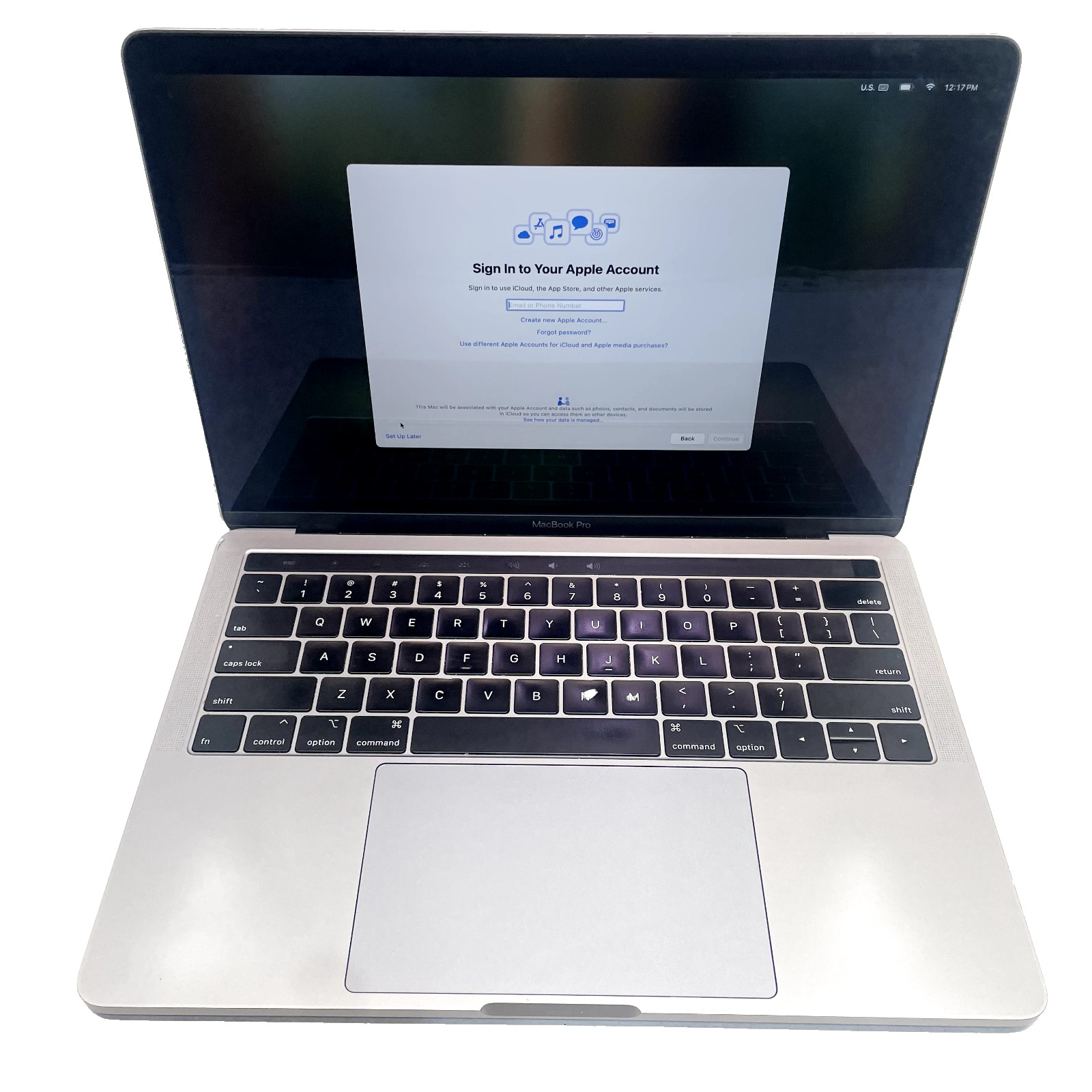 Apple MacBook Pro A1989, 2018, i7,  16GB RAM, 256GB SSD, 13in – Space Gray*READ*