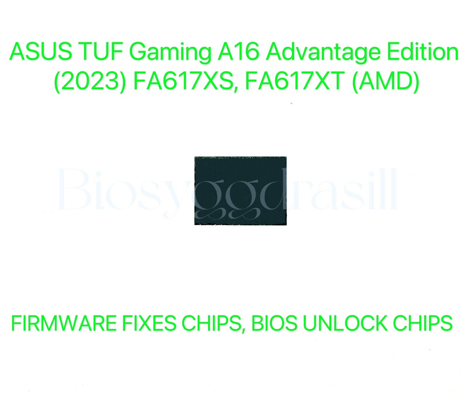 ASUS TUF Gaming A16 Advantage Edition (2023) FA617XS, FA617XT, NO PW BIOS CHIP