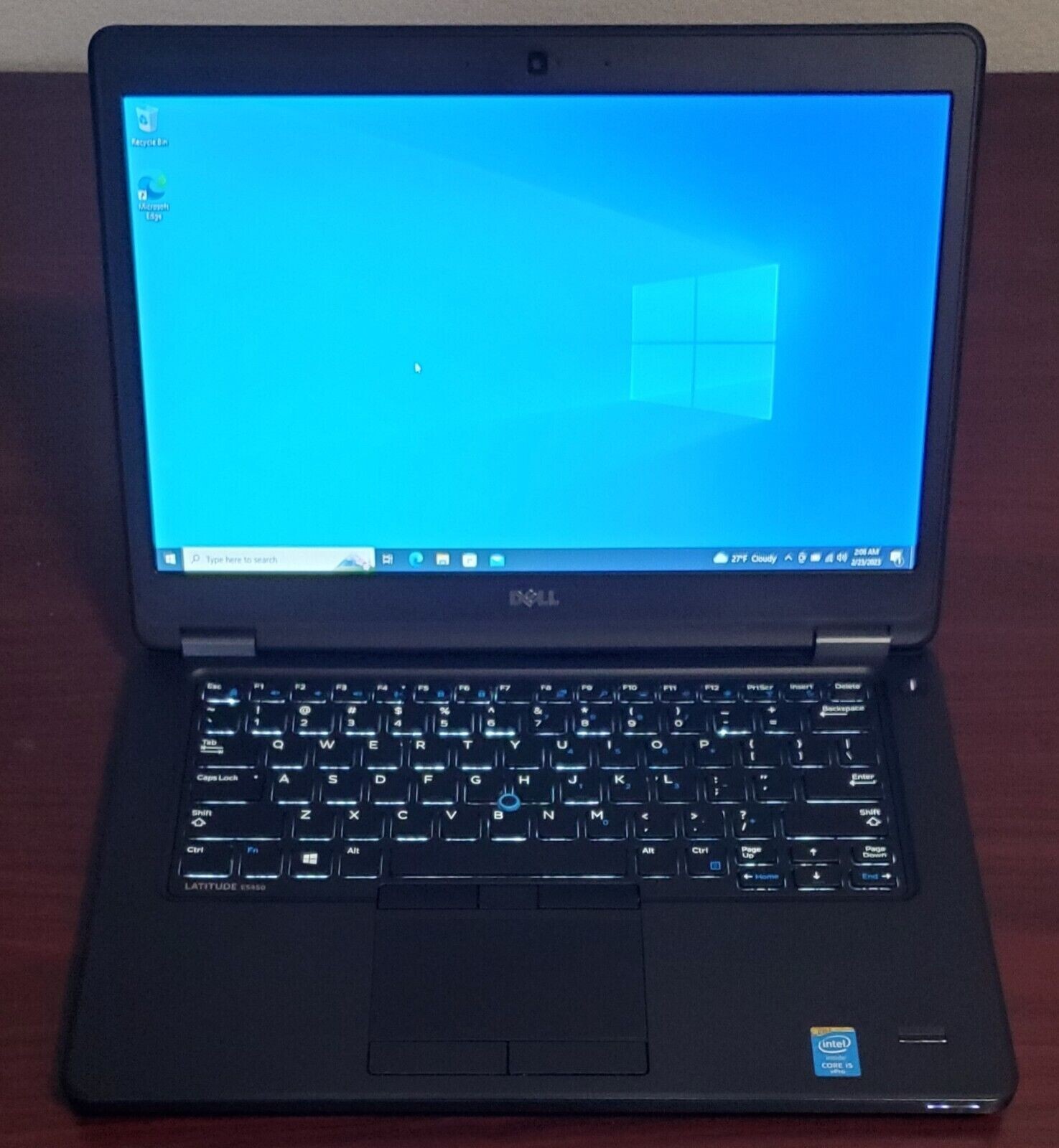 Dell Latitude E5450 14″ i3-5300U 2.30GHz, 8GB 128GB SSD, Win 10 Pro, A/C Adapter