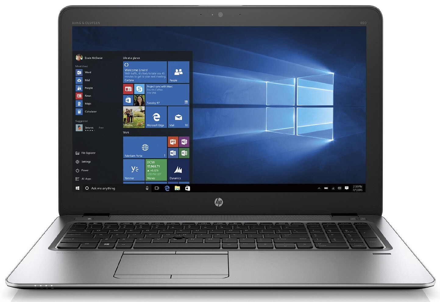 HP EliteBook 850 G4 15.6″ Laptop Computer Core i5 8GB RAM 256GB SSD Windows 10