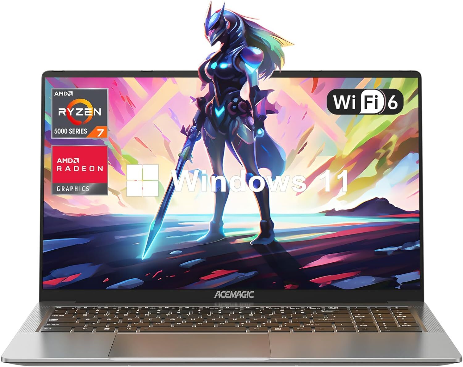 ACEMAGIC 16.1″ FHD Laptop AMD Ryzen 7 5700U 16GB DDR4 512GB SSD Notebook WiFi6