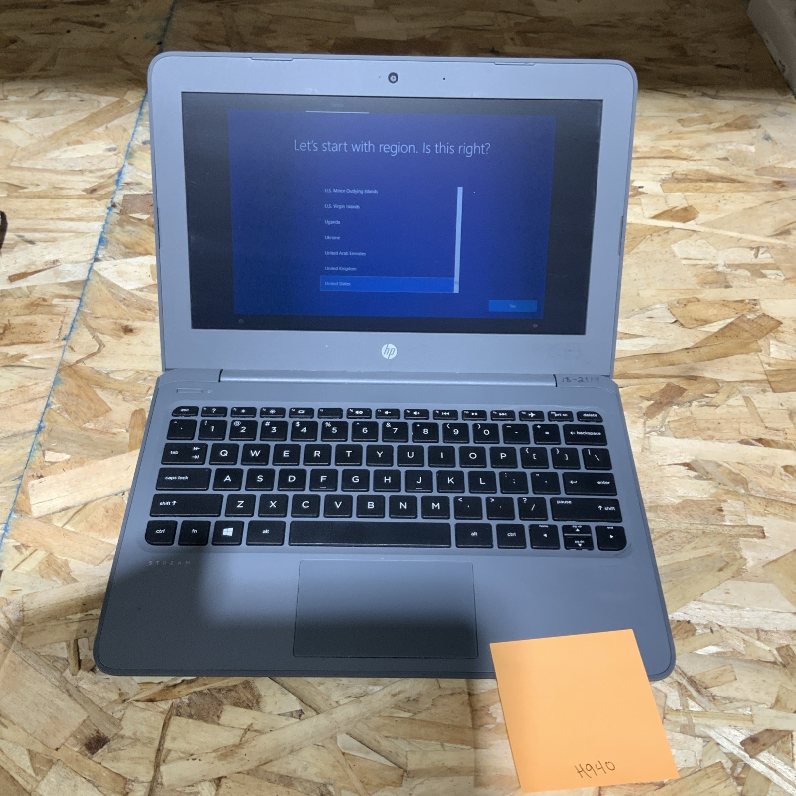 HP Stream 11 Pro G4 EE Celeron N3350 1.10GHz, 4GB RAM, 120GB SSD Win 10 Pro H940