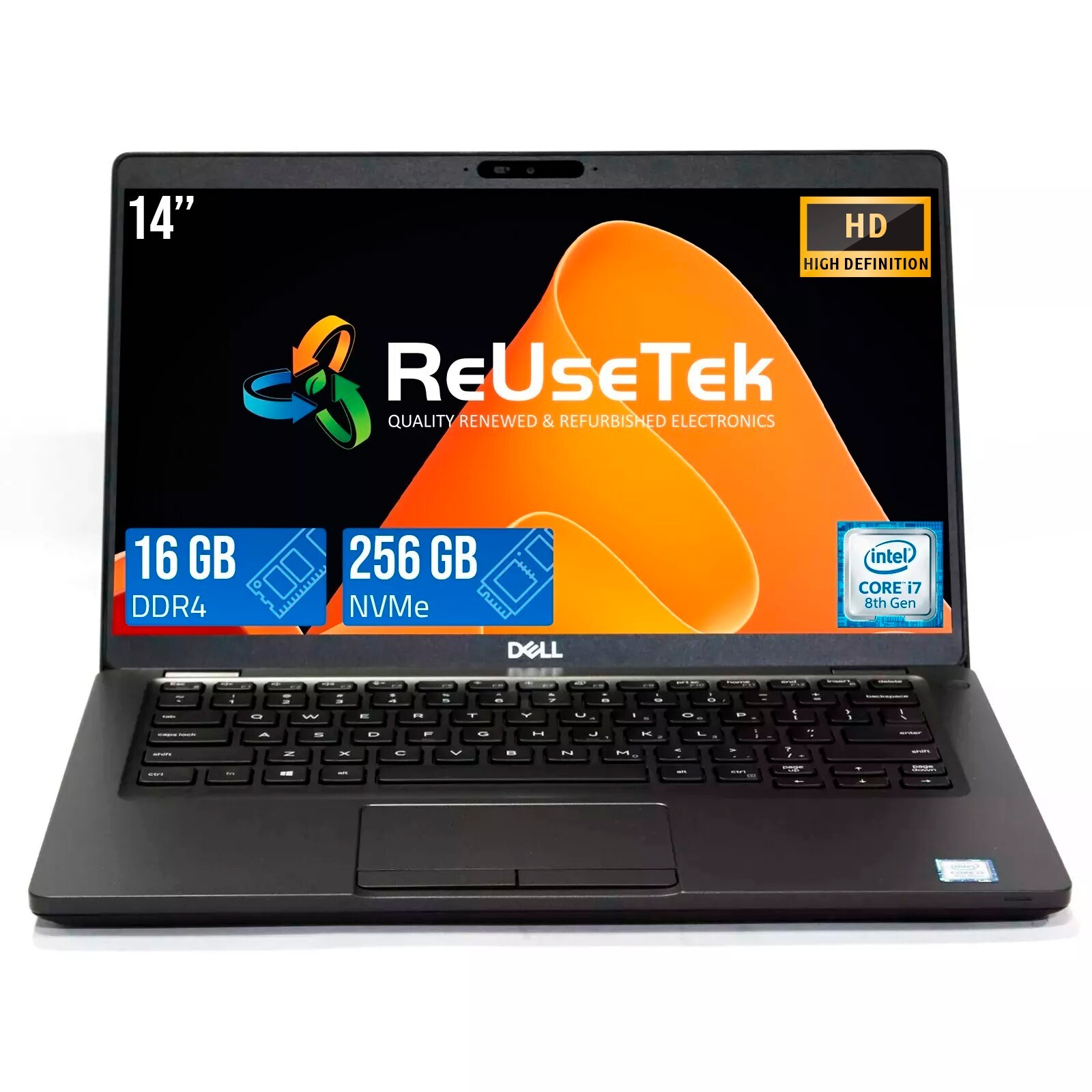 Dell Latitude 5400 14.0″ Intel i7-8665U 16GB RAM 256GB NVMe SSD USB-C Win 11 Pro