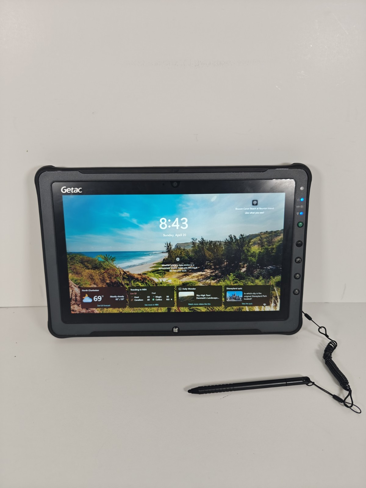 Getac F110 G4 Tablet I5-7200U 256GB SSD 8GB Ram Win11P Barcode Scanner New Batt!