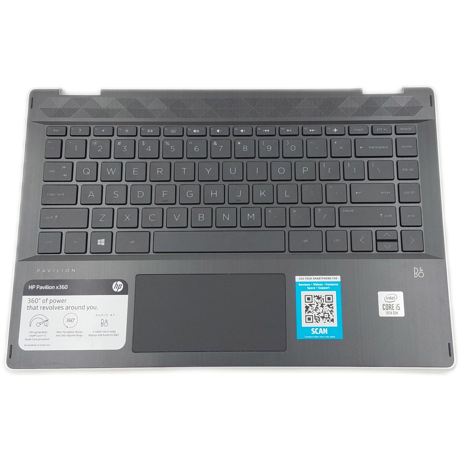 HP 14-dh2075nr Palmrest and Keyboard