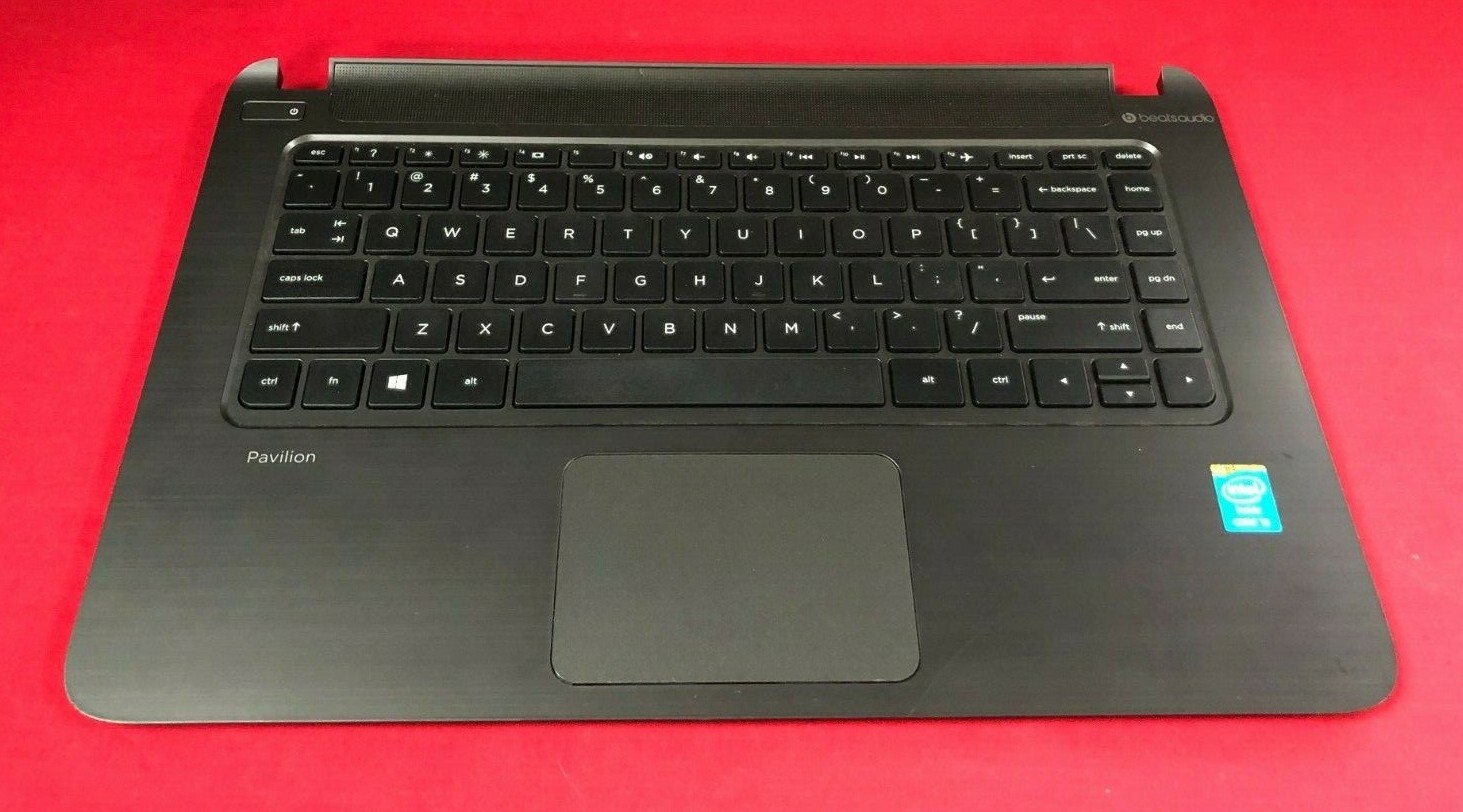 ORIGINAL HP PAVILLION 14-V062US PALMREST ASSEMBLY 767263-001 USED