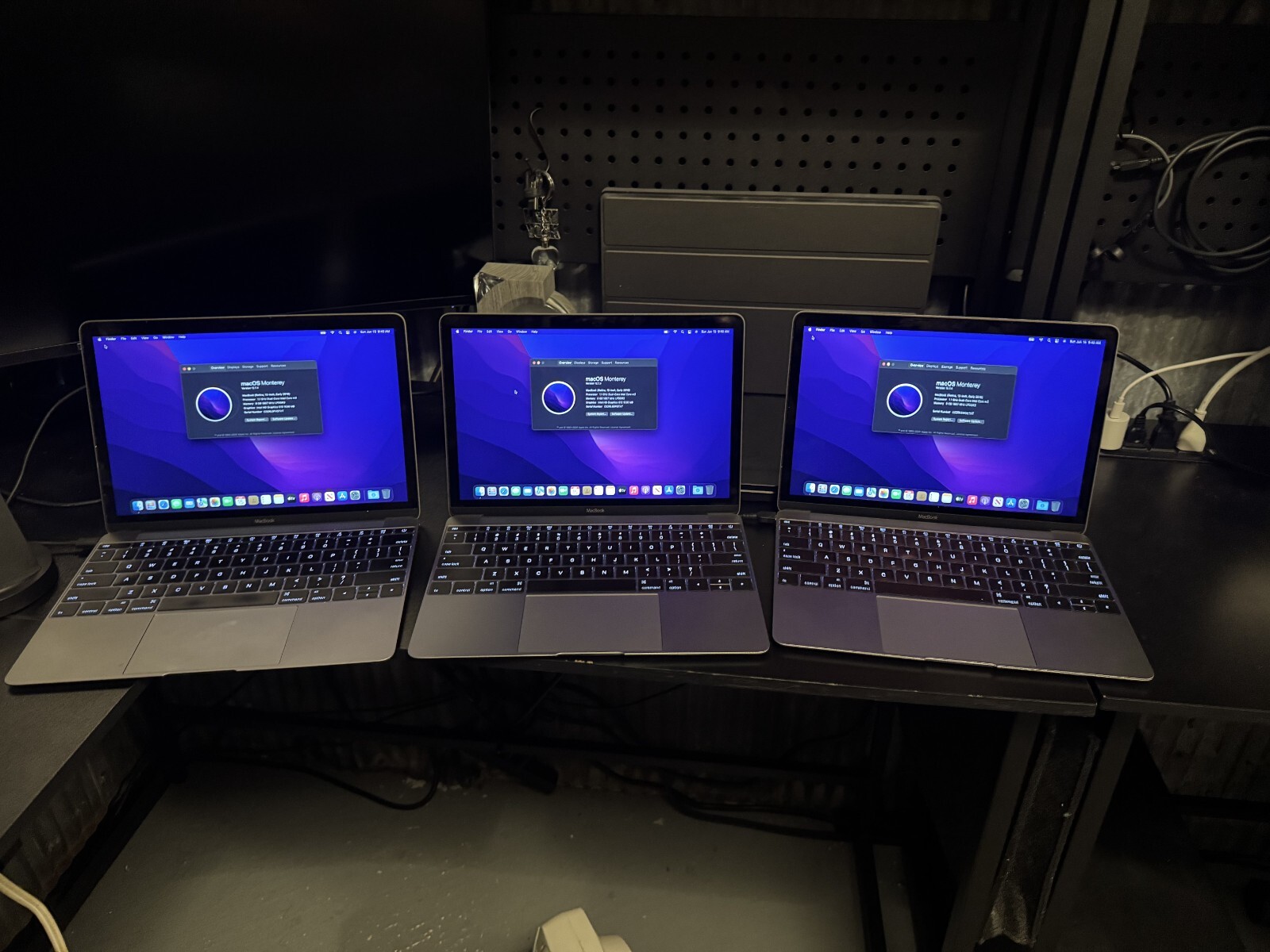 1x Apple Macbook A1534 Early 2016.  12′ Retina’/1.1 GHz m3/8GB RAM/251GB SSD