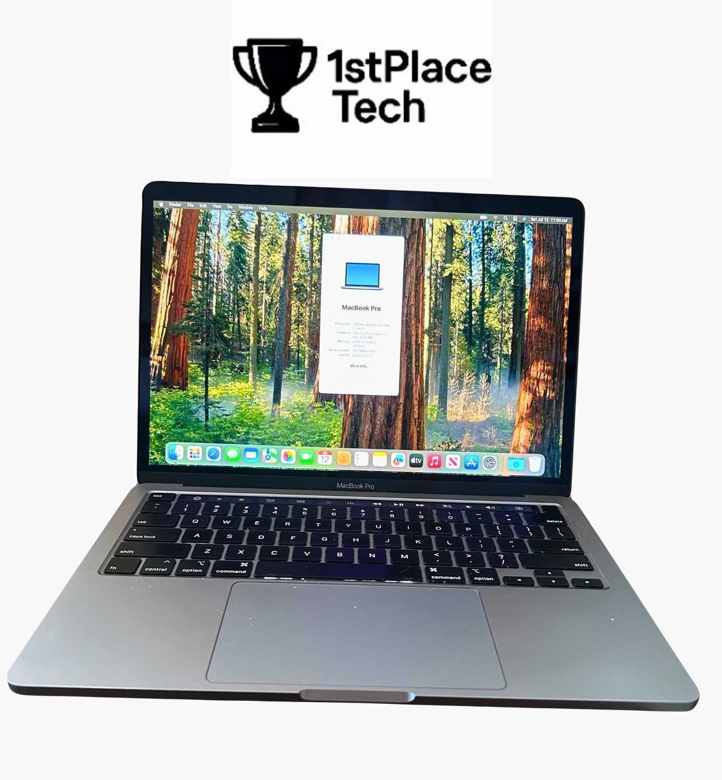 2020 Apple MacBook Pro 13 inch 1.4GHz Quad Core Intel Core i5 8GB RAM 256GB SSD