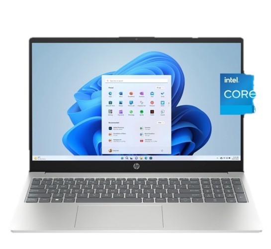NEW  HP 15.6 inch Windows Laptop Intel Core i5-1235U 8GB RAM 256GB SSD Silver