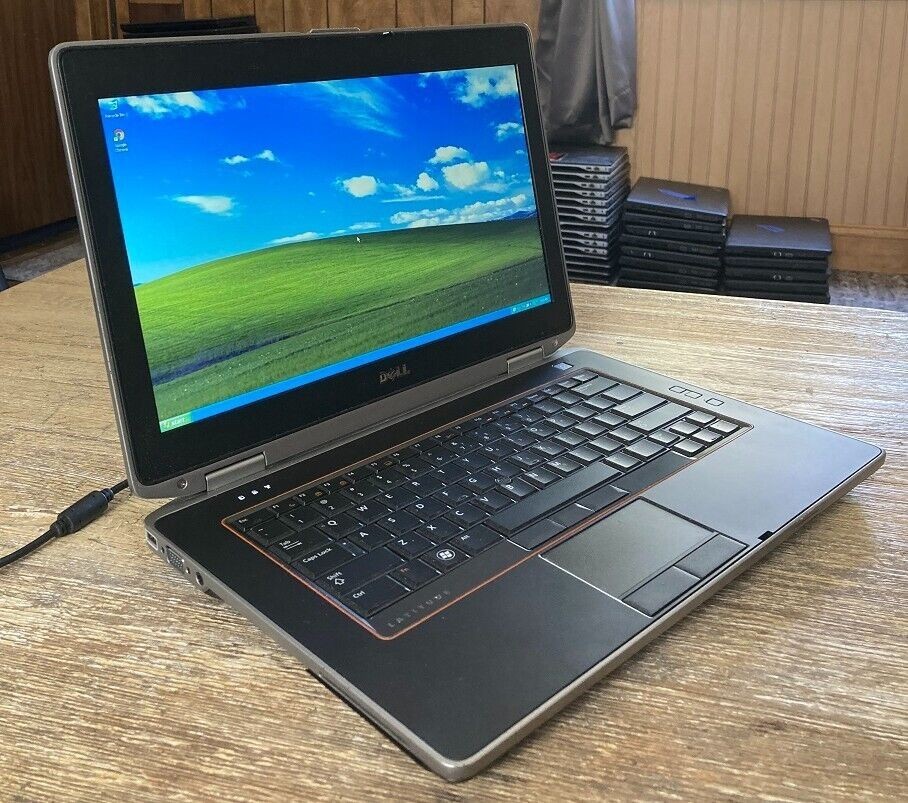 14.1″ Dell Laptop E6420/30 Vintage Windows XP Pro 32 Bit i5 2ghz 4gb 160gb DVD