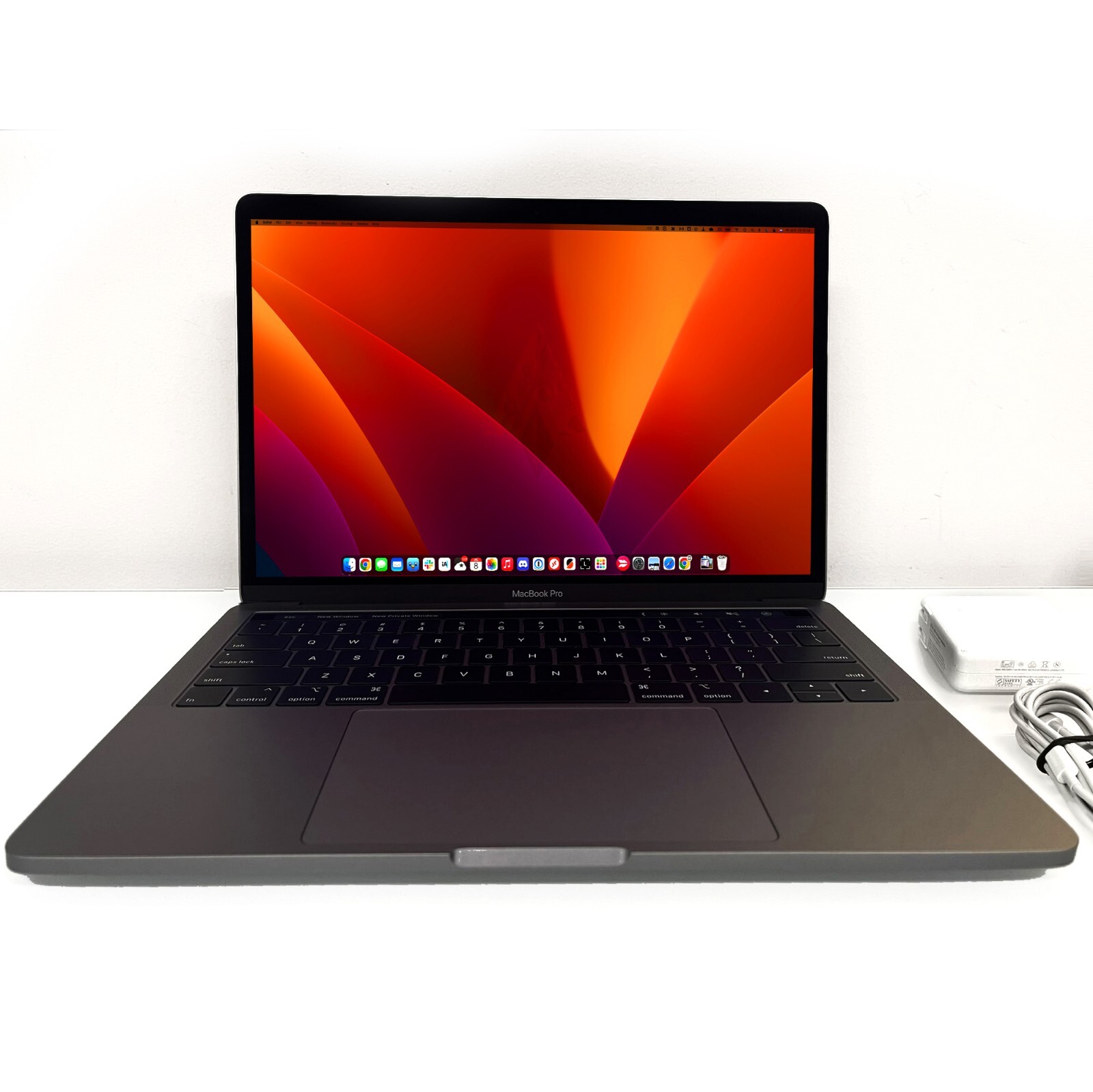 13″ Apple MacBook Pro Core 2.7 i7 16GB RAM 512GB SSD VENTURA + Gray + WARRANTY