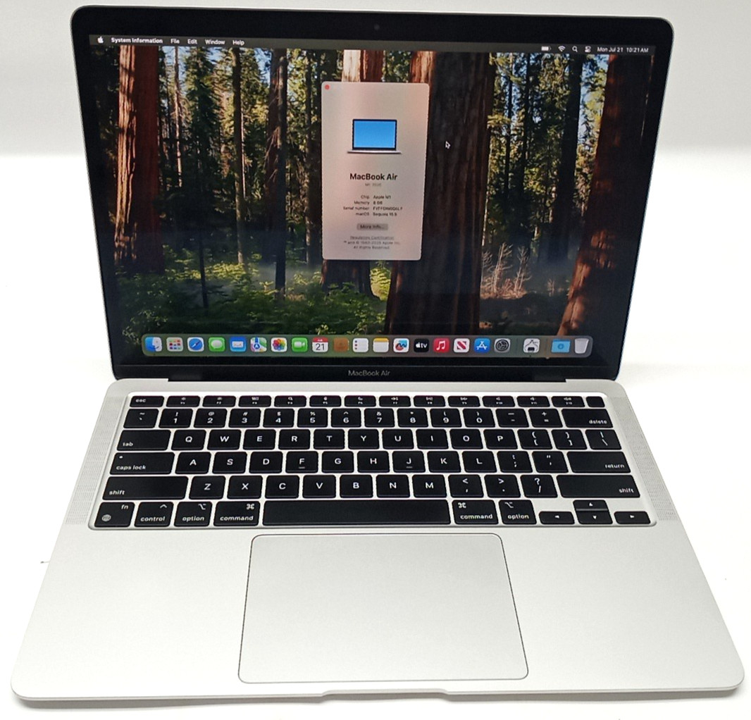 Apple MacBook Air A2337 13.3″ Apple M1@3.20GHz 8GB/256GB NVMe 2020 Sequoia SB224