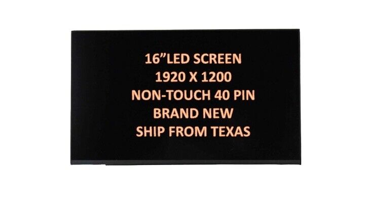 NE160WUM-NX4 V18.1 1920×1200 Display Panel Matrix Laptop LCD Screen IPS 16.0″