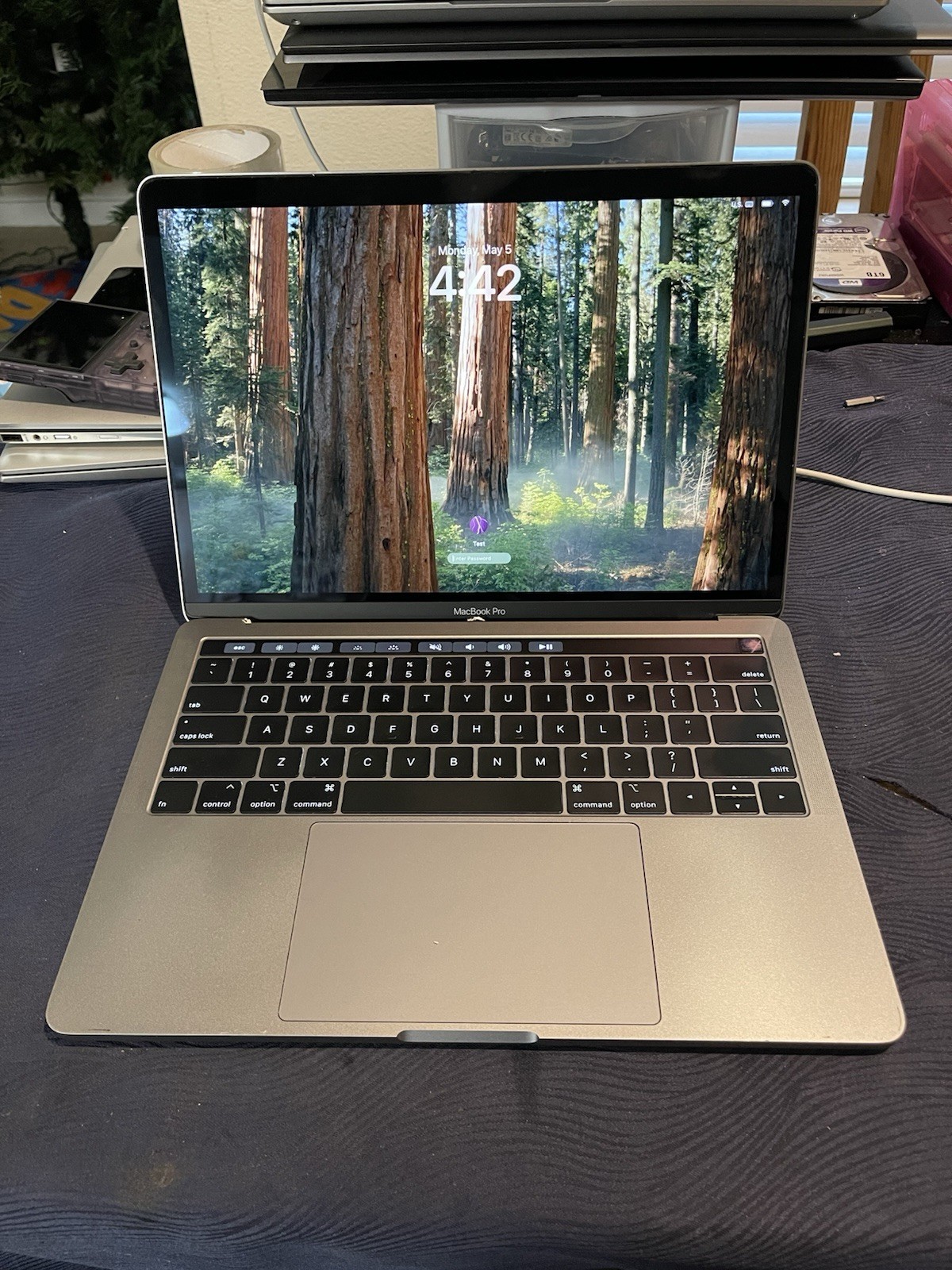 APPLE MACBOOK PRO 13 2019 A1989 EMC 3358 I5 2.4GHZ 8GB 500GB TOUCHBAR 4 TB PORTS