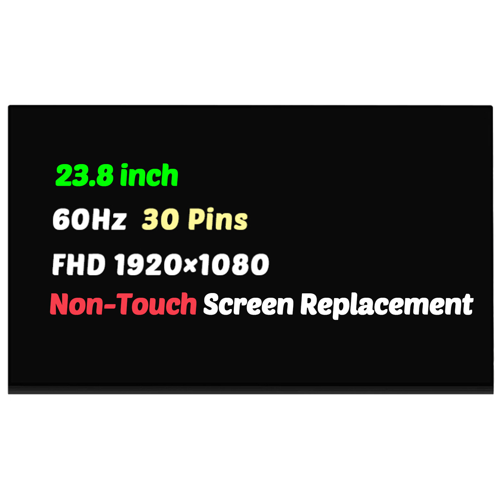 New 23.8″ Replacement MV238FHM-N61 FHD For HP LED LCD Display Non-Touch Screen