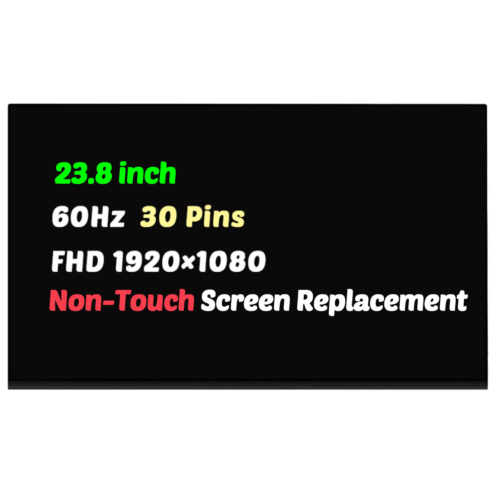 New 23.8″ Replacement MV238FHM-N62 FHD For HP LED LCD Display Non-Touch Screen