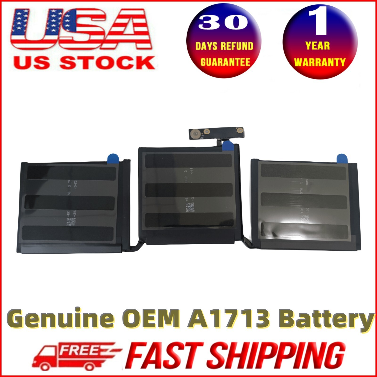 Genuine OEM A1713 Battery for Apple MacBook Pro 13” A1708 Late 2016 Mid 2017