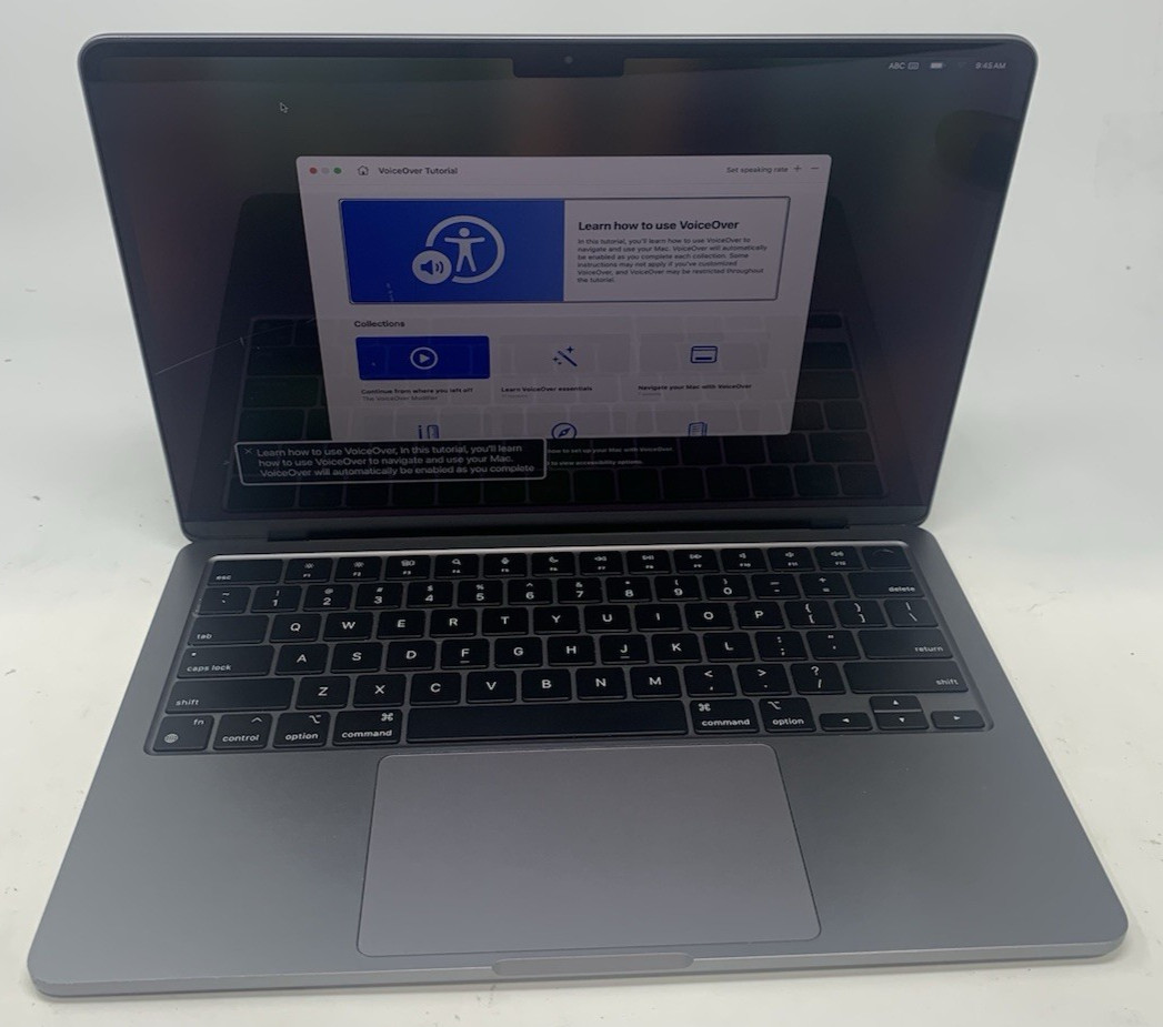 Apple MacBook Air 13″ A2681 2022 M2 3.49GHz 256GB SSD 8GB LPDDR5 Slv C/SEE PHOTO