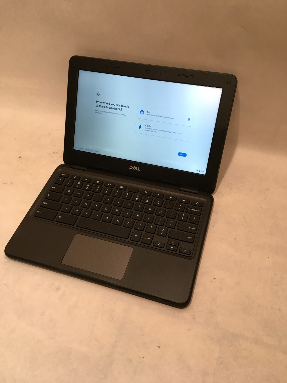 Dell Chromebook 3100 11.6″ Laptop / TESTED WORKING / Webcam w/charger