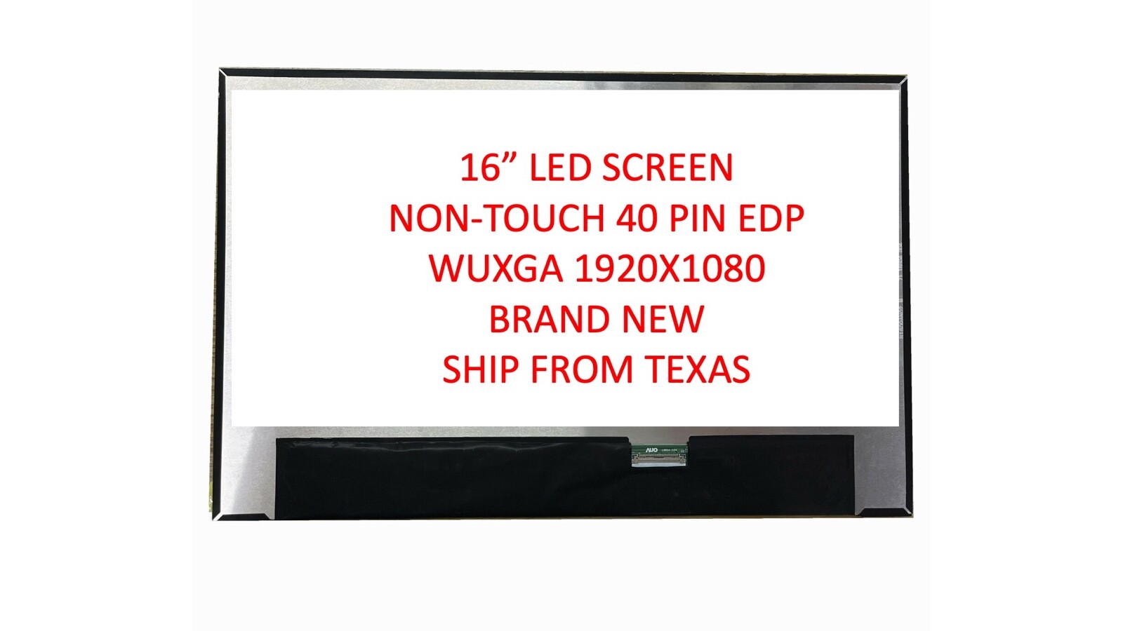 NE160WUM-NX2 V18.0 16″ 1920×1200 LCD Screen 40 Pin IPS NE160WUM-NX6 V18.0 New