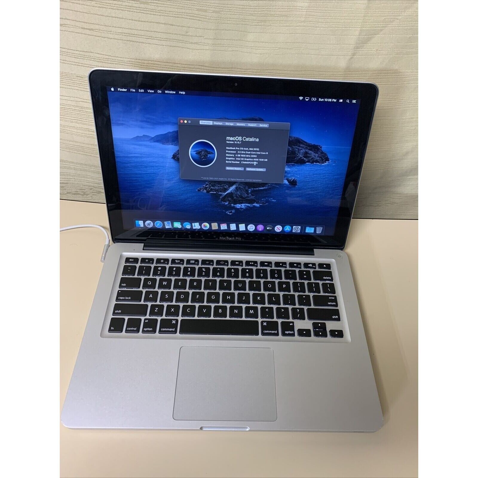 Apple Macbook Pro 13″ Core i5 2.5GHz 4GB RAM 500GB HDD | MacOS Catalina 10.15