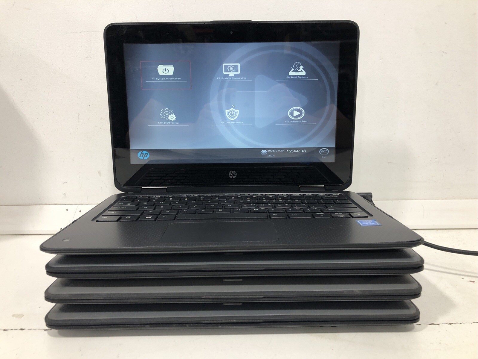 Lot of (4) HP ProBook x360 11 G1 EE – 11″ Touchscreen – 4GB – NO HDD/OS/Battery