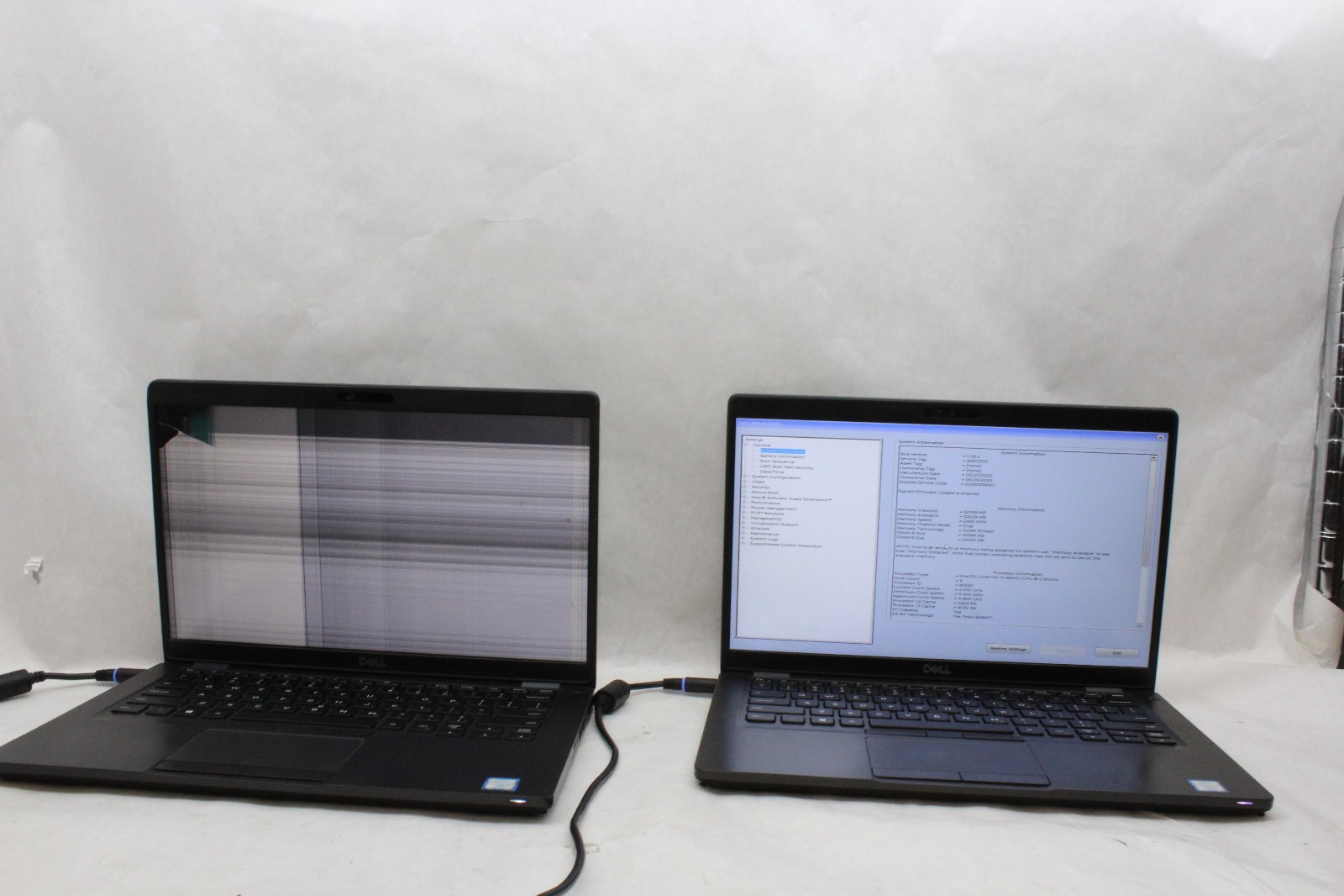 Lot of 2 Dell Latitude 5400s 14″ Laptops i7 16 & 32 GB RAM NO SSDS AS-IS