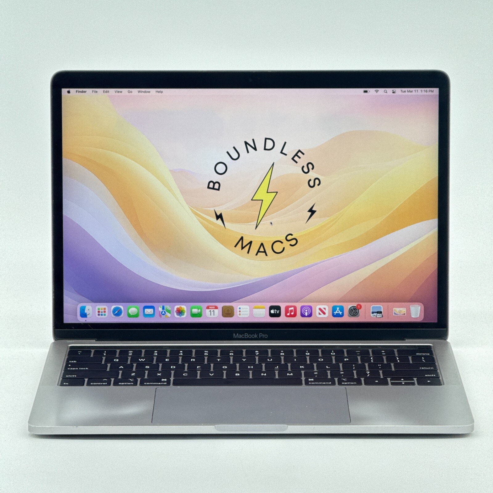 13″ MacBook Pro 2018 2.7GHz i7 16GB 256GB Sequoia Gray + Warranty + Good
