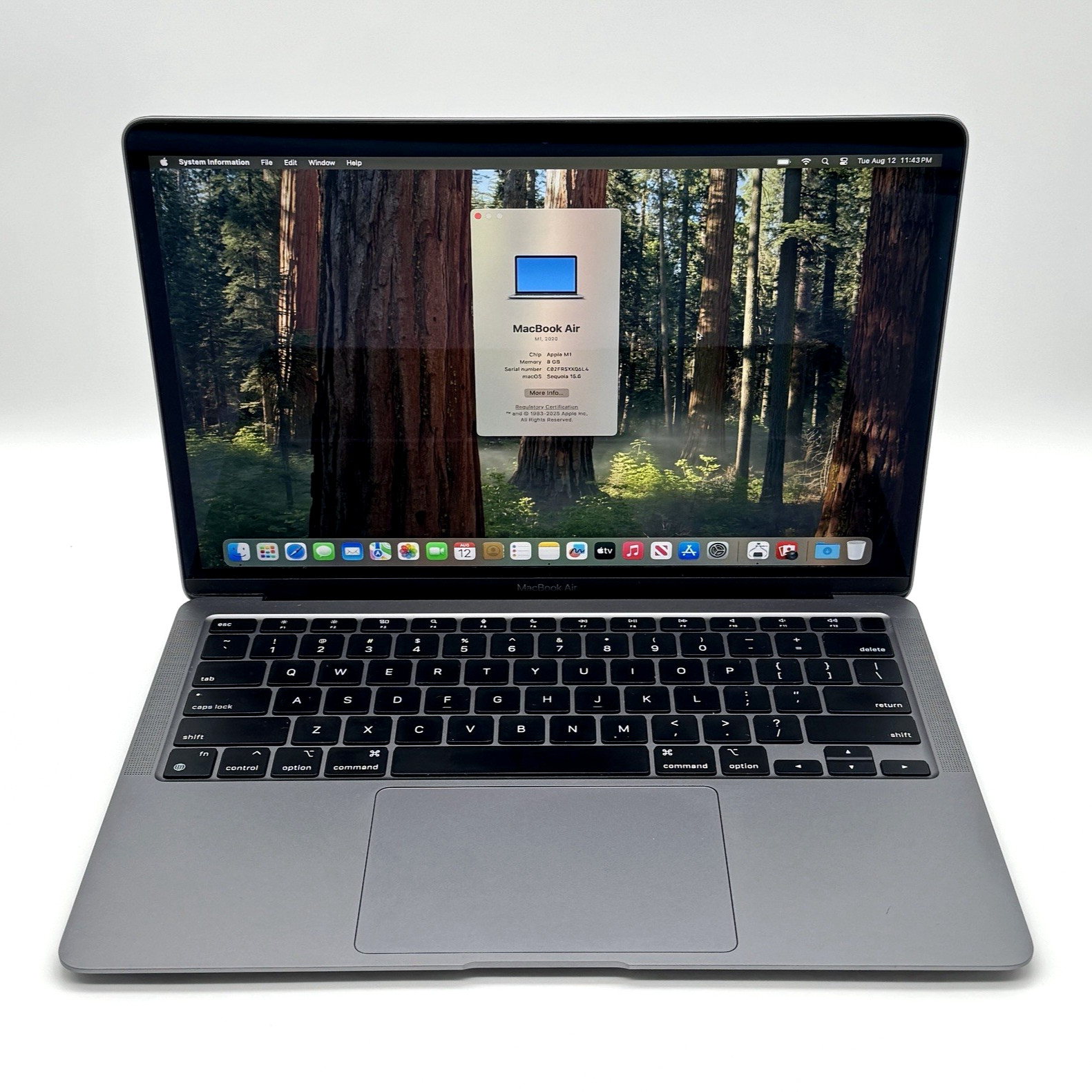 Apple MacBook Air M1 2020 13″ (A2337) | M1 8-Core 3.20GHz | 8GB RAM | 256GB SSD