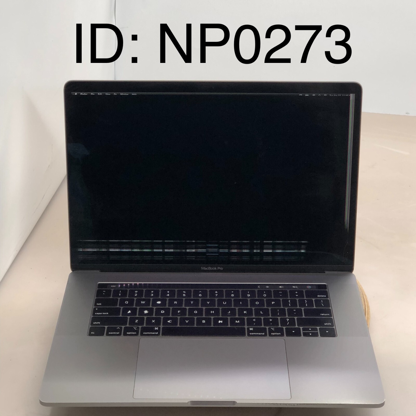 APPLE MACBOOK PRO A1990 MID-2018 15″ 2.2GHZ 6-CORE I7 16GB RAM 256GB NVMe *READ