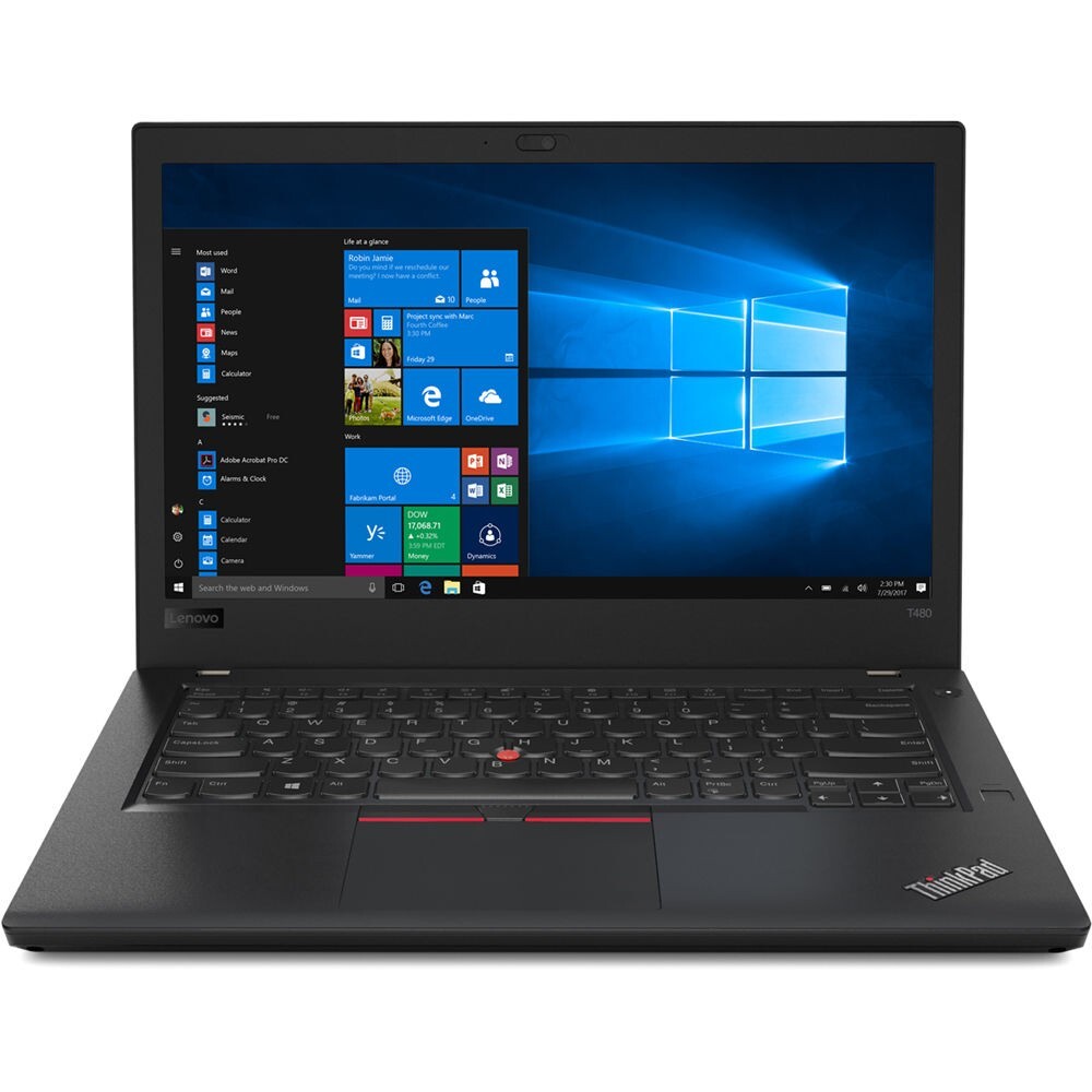 Refurbished Lenovo ThinkPad T480 14″ i5-8350U 1.7 GHz 32GB 1TB SSD Win 10 Pro
