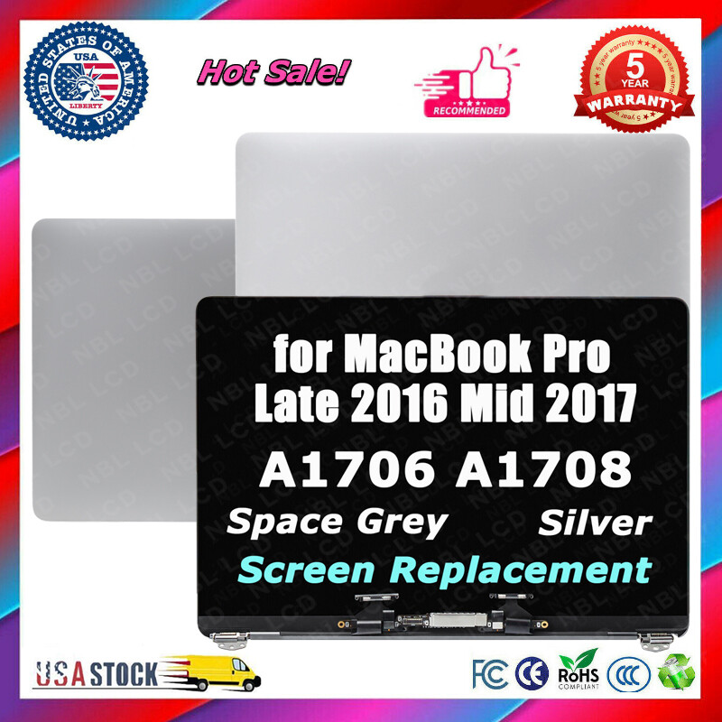 For Apple MacBook Pro A1708 2017 EMC 3164 Retina LCD Screen Replacement Display