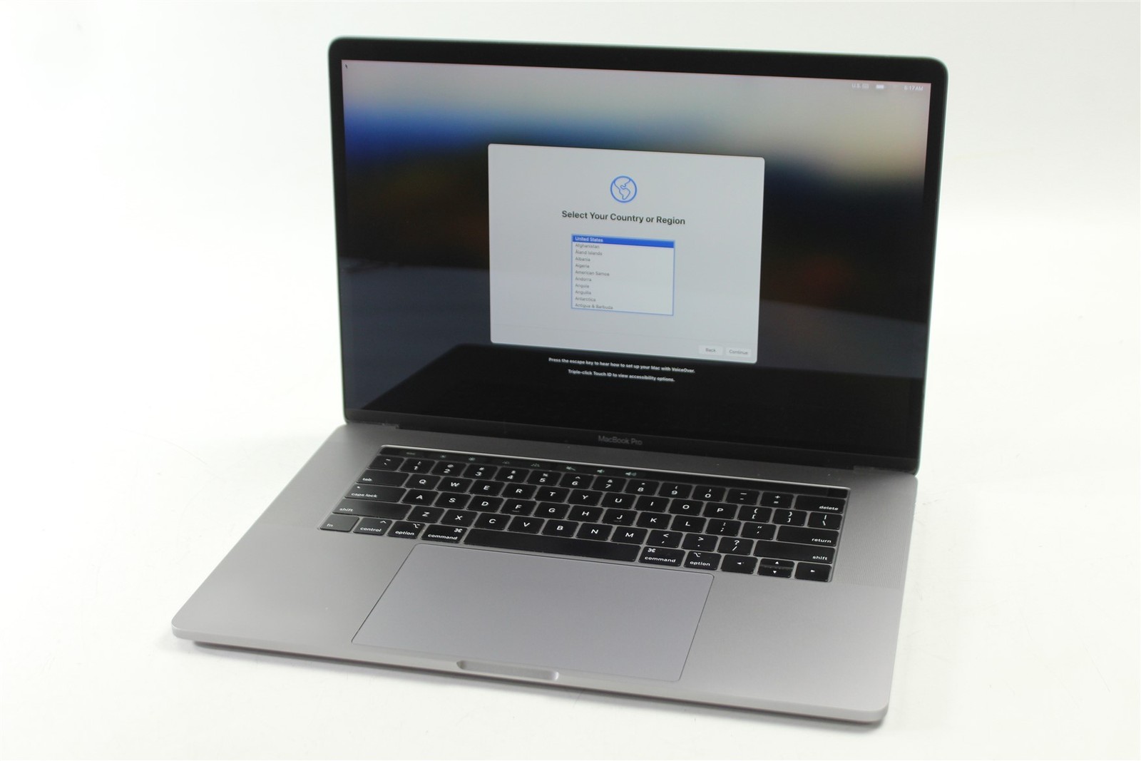 Apple MacBook Pro A1990 15″ i7-8750H 2.2GHz 512GB SSD 16GB RAM Sonoma R.Pro 555X