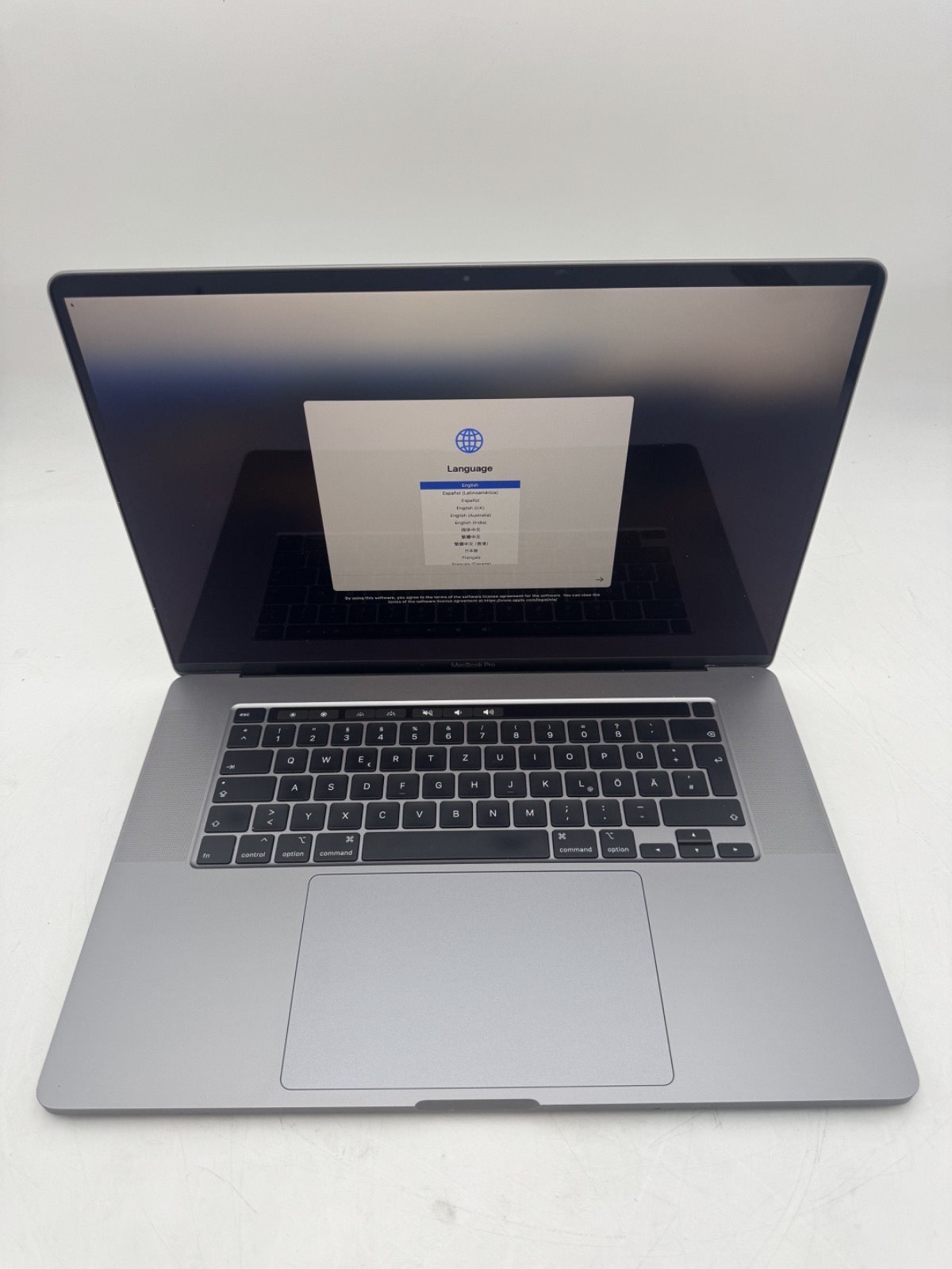 GERMAN KEYBOARD Apple MacBook Pro 16″ 2019 A2141 i9 2.3GHz 16GB DDR4 1TB – C ms