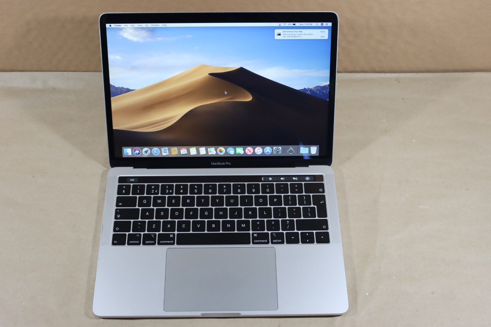 Apple MacBook Pro 13.3” (2018) 256GB SSD, Intel Core i5, 2.30GHz, Touch Bar