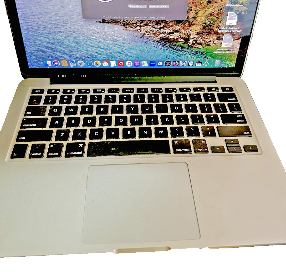 Apple MacBook Pro 13.in (512GB SSD, Intel i5Dual Core, 2.50GHz, 8GB RAM)…