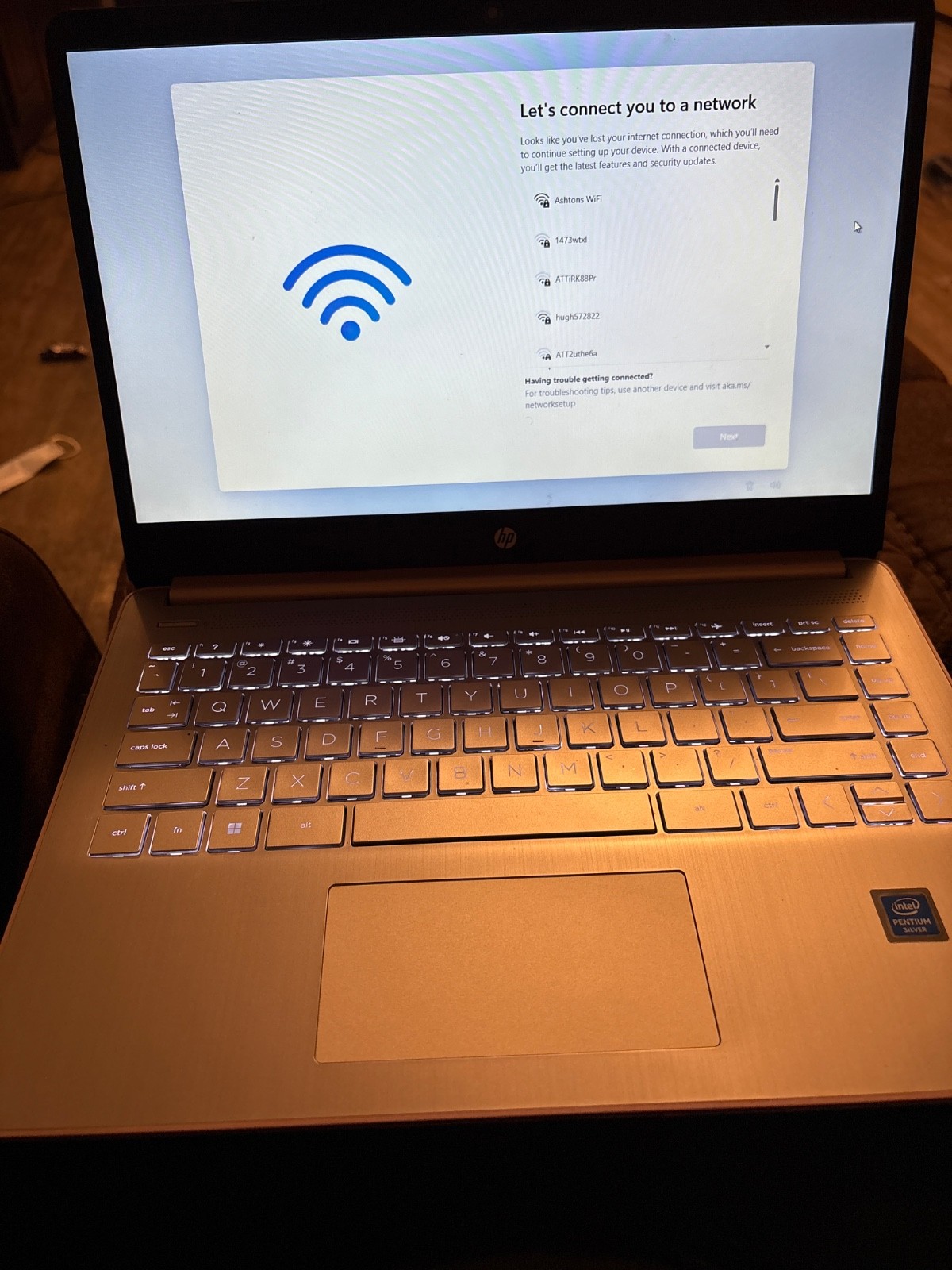 HP 14” Touchscreen Laptop, Intel 128GB Storage/ Rose Pink